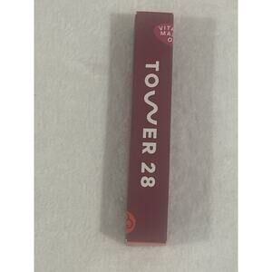 NEW IN BOX TOWER 28 JuiceBalm Tinted Lip Balm 2.7g SHADE: DRINK
